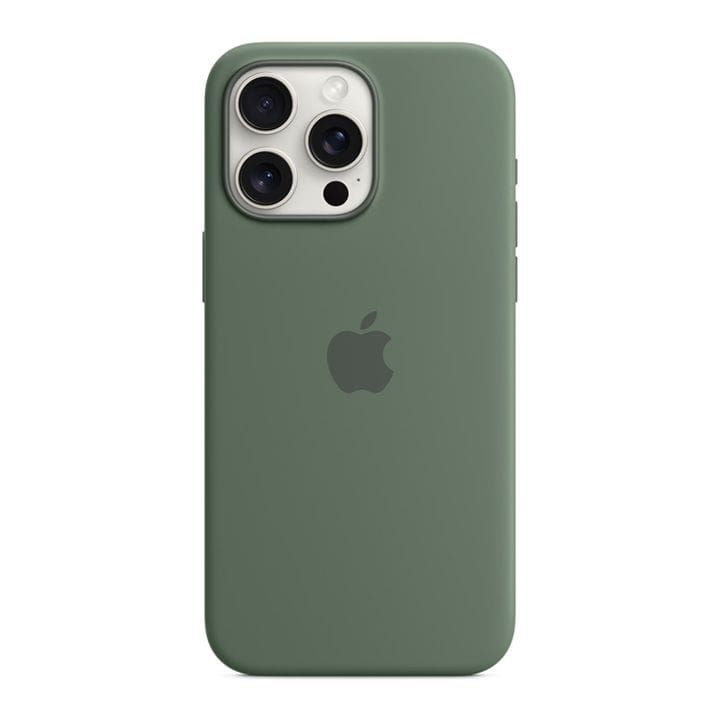 Apple iPhone 15 Pro Max Silicone Case With Magsafe Cypress | MT1X3ZM/A