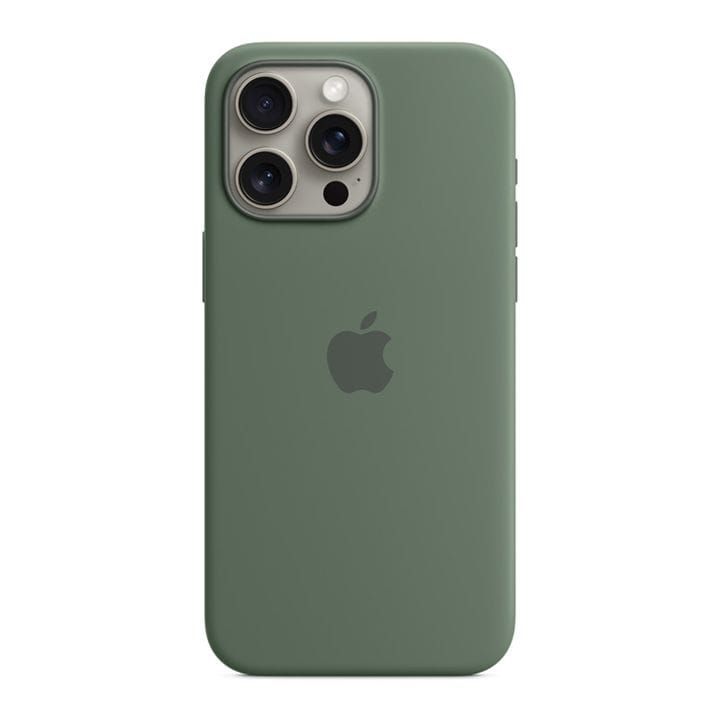 Apple iPhone 15 Pro Max Silicone Case With Magsafe Cypress | MT1X3ZM/A