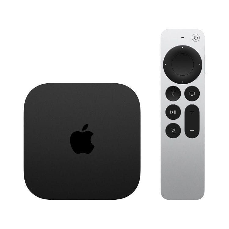 Apple Smart 4K TV Box With Wi‑Fi 64GB Storage, Dolby Atmos, A15 Bionic Chip, HDR10+ - Black - MN873AE/A