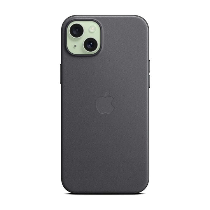 Apple iPhone 15 Plus Finewoven Case with MagSafe- Black