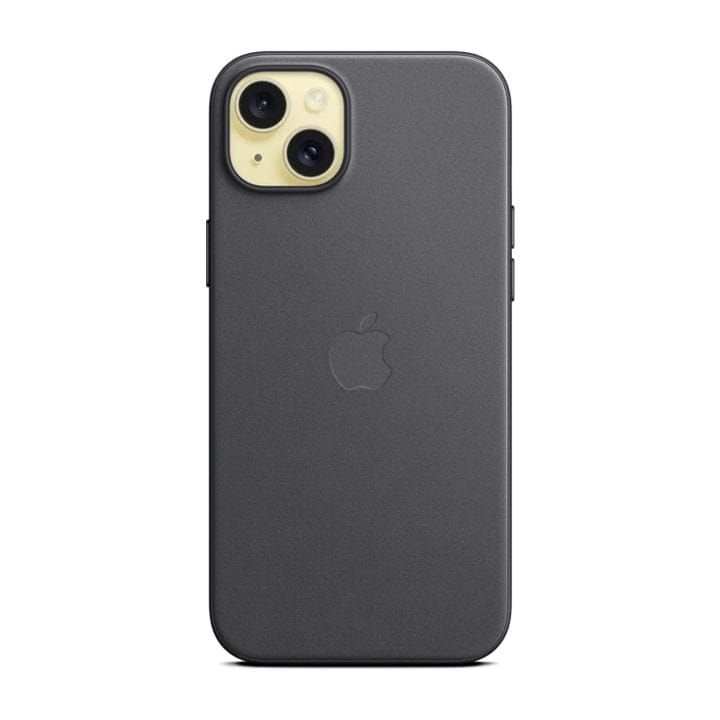 Apple iPhone 15 Plus Finewoven Case with MagSafe- Black