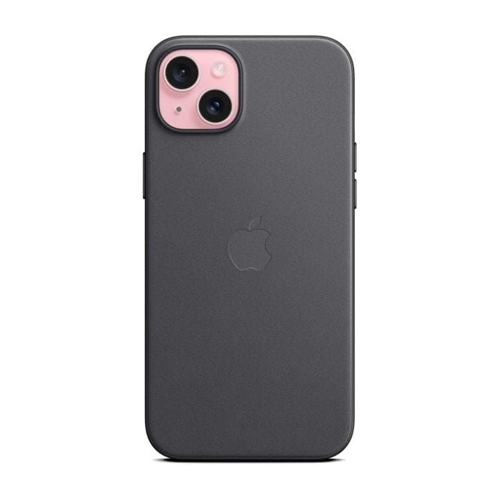 Apple iPhone 15 Plus Finewoven Case with MagSafe- Black