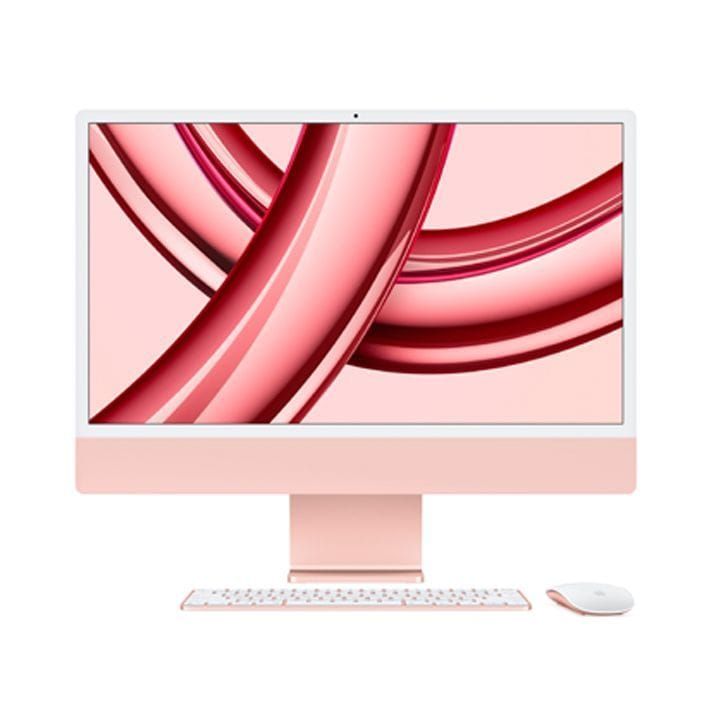 Apple iMac With Retina 8GB 512GB SSD 24 Inch, 4.5K Retina Display, M3 Chip With 8 Core CPU And 10 Core GPU, Seamless Multitasking - Pink