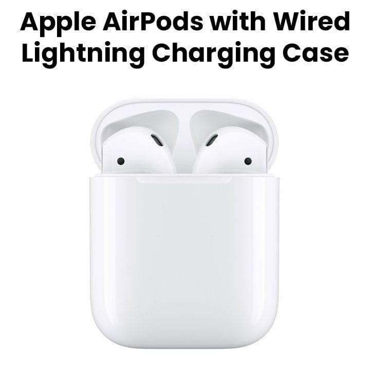 Apple AirPods (2nd Generation) With Lightning Charging Case, High-Quality Audio And Voice Performance, Dual Optical Sensors - White - MV7N2ZE/A