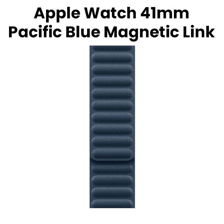 Apple Watch Magnetic Link Band 41mm, Designed For Comfort And Elegance, Premium Material - Pacific Blue - MTJ43ZM/A (Display Unit)
