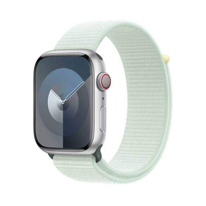Apple Watch Sport Loop Band 45mm, Designed With Soft, Breathable Material And An Adjustable Fit - Soft Mint - MW4Q3ZM/A (Display Unit)