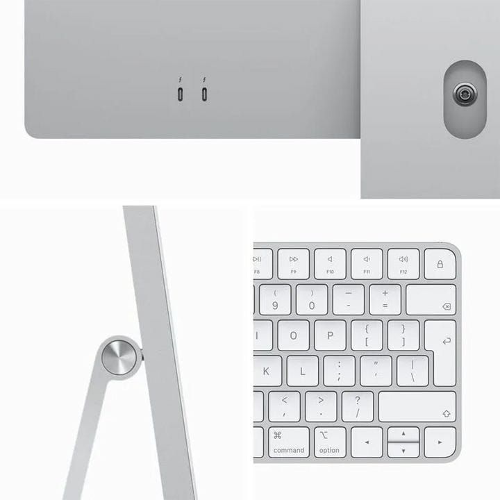 Apple iMac With Retina 8GB 256GB SSD 24 Inch, 4.5K Retina Display, M3 Chip With 8 Core CPU And 10 Core GPU, Seamless Multitasking - Silver
