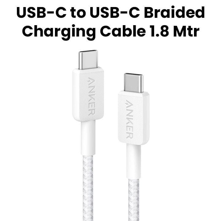 Anker 322 USB-C to USB-C Braided Charging Cable (1.8M)
