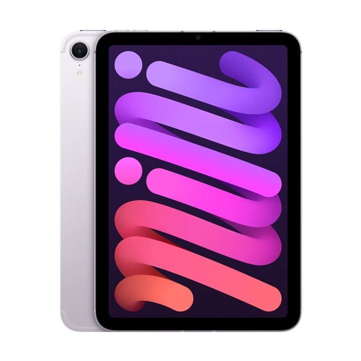 Apple Wi-Fi + Cellular iPad Mini 128GB Storage 8.3 Inch, Liquid Retina Display, Powerful Performance, Compact And Portable Design - Purple - MXPR3AB/A