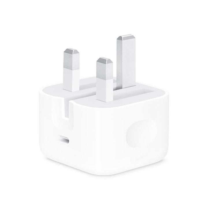 Apple USB-C Power Adapter 20W, Quickly Powers Up iPhones And iPads, Easy Fold Design - White - MHJF3B/A