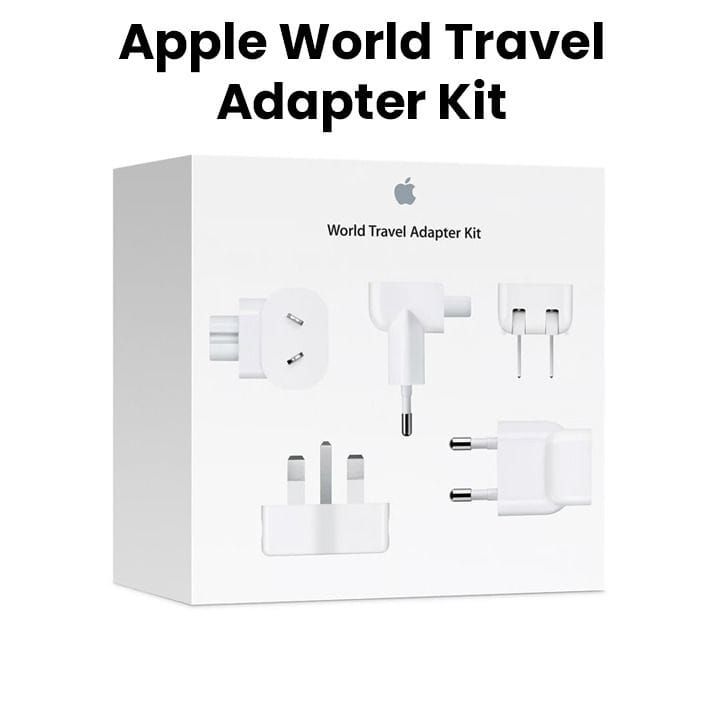 Apple World Travel Adapter Kit, International Plug Compatibility, Universal Compact - White - MD837ZM/A