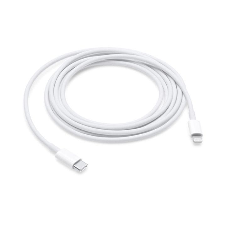 Apple USB-C To Lightning Cable 2M, Lightweight And Portable Design, High-Quality Data And Charging Cable - White - MQGH2ZM/A