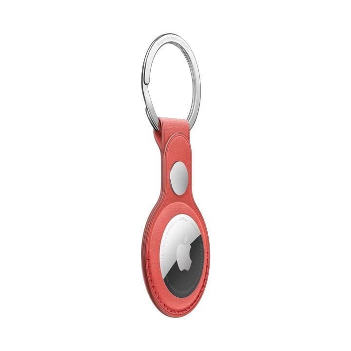 Apple AirTag FineWoven Key Ring, Secure Attachment, Snug And Secure Fit, Compact And Portable Design - Coral - MT2M3ZM/A