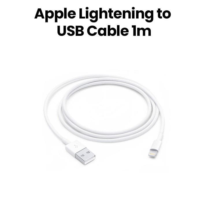 Apple Lightning To USB-Cable (1m), Fast And Reliable Charging, Versatile Connectivity, Compact And Portable Design - White - MXLY2ZM/A