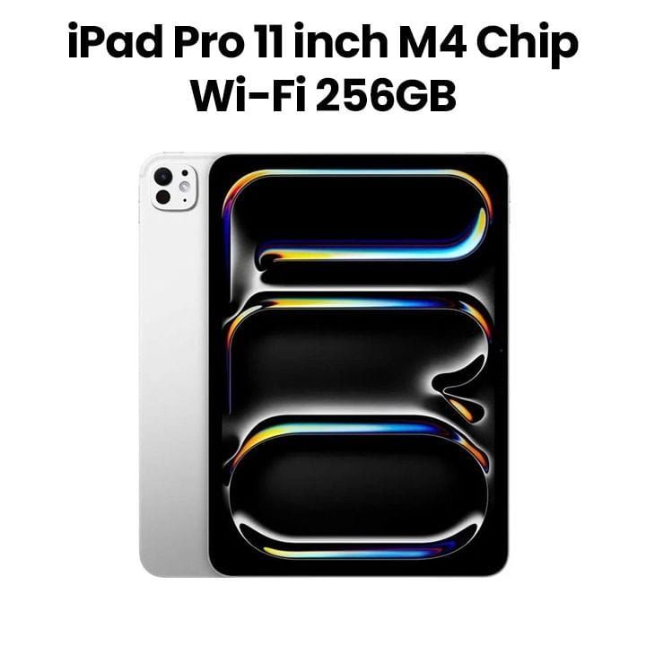 Apple Wi-Fi iPad Pro 256GB 11 Inch, Standard Glass, Ultra Retina XDR Display, Antireflective Coating - Silver - MVV93AB/A