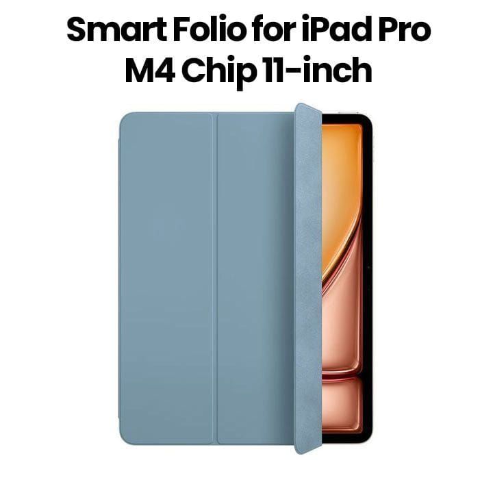 Apple Smart Folio Case For iPad Pro 11 Inch (M4), Thin And Lightweight Design, Versatile Viewing Angles - Denim - MW993ZM/A