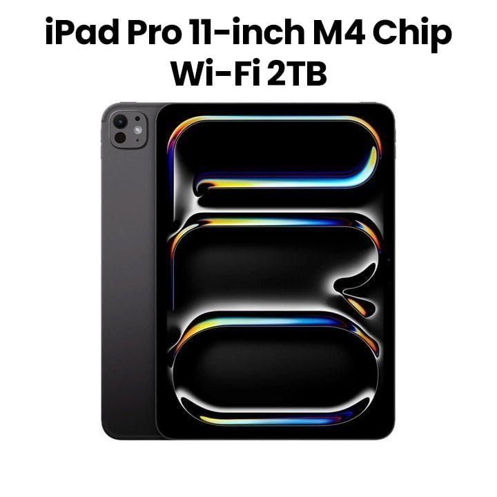 Apple Wi-Fi iPad Pro 2TB 11 Inch, Standard Glass, Ultra Retina XDR Display - Space Black - MVVG3AB/A