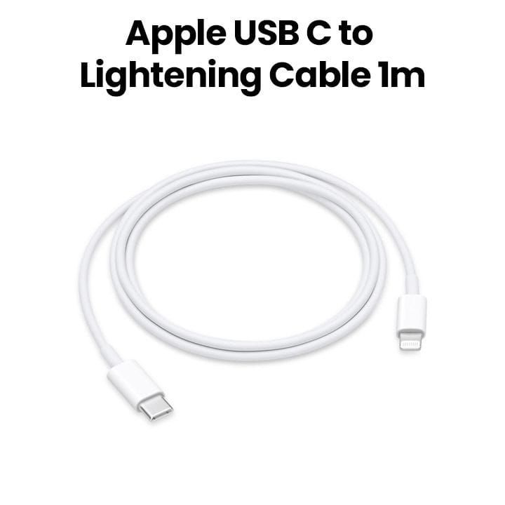 Apple USB-C To Lightning Cable 1M, Fast And Reliable Charging And Data Transfer - White - MUQ93ZE/A