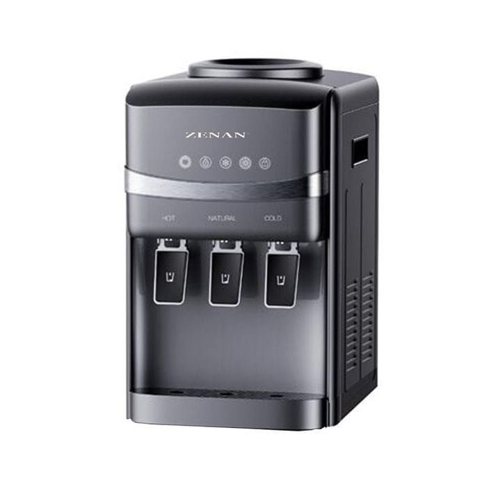 Zenan Table Top Water Dispenser, Hygienic Dispensing System, Durable Reliable Build, Easy To Use Operation - Black - ZWD-5X23T