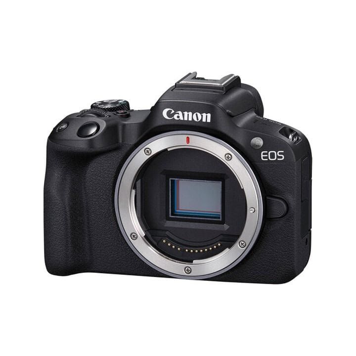 Canon Camera 24.2MP APS-C Sensor with Microphone, Tripod, and SD Card - Black | EOS R50