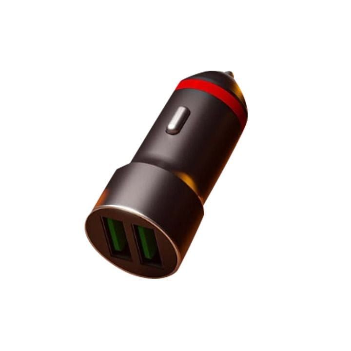 Heatz Dual Port Smart Car Charger - Black | ZCC1