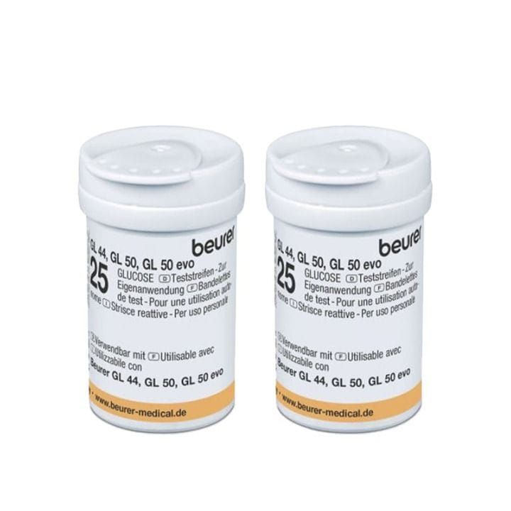 Beurer Glucose Strips 50-Pack - White | GL50