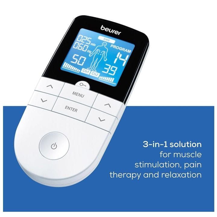 Beurer Digital TENS & EMS Machine - White | EM49