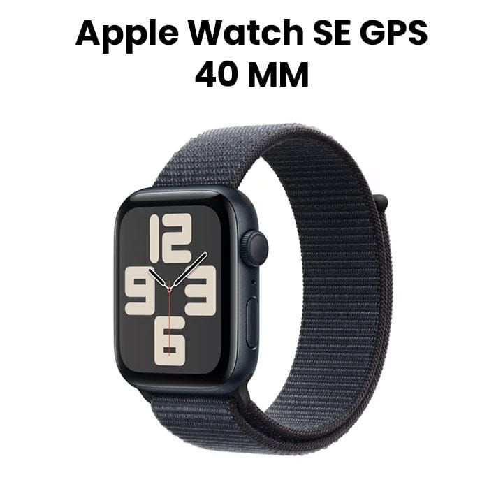 Apple Watch SE GPS 40MM Midnight Aluminium Case with Ink Sport Loop | MXEA3QA/A