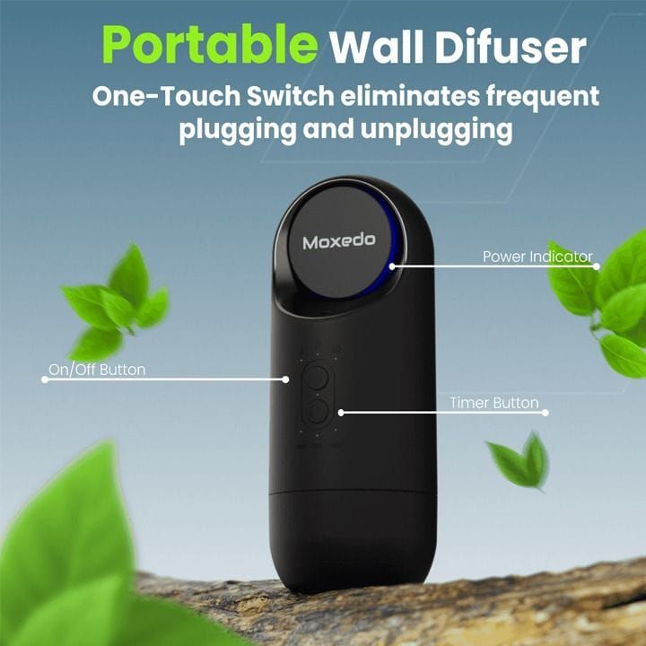 Moxedo Plug-In Electric Fragrance Diffuser - Black | MX-EAD012
