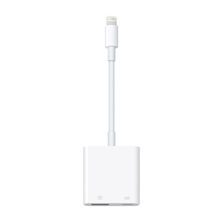 Apple Lightning To USB 3 Camera Adapter, High-Speed Data Transfer, Compact And Lightweight Design - White - MX5J3ZM/A