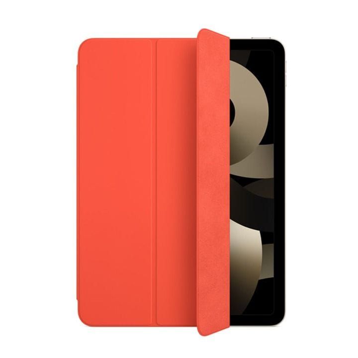 Apple Smart Polyurethane Folio Case For iPad Air (4th And 5th Gen) 10.9 Inch, Versatile Stand, Convenient Function, Durable Build - Electric Orange - MJM23ZM/A