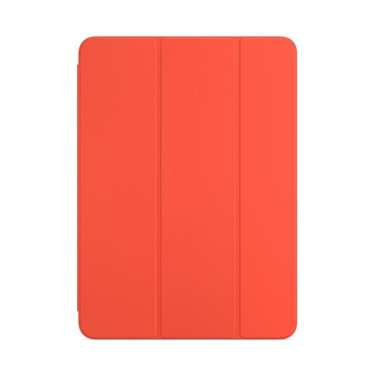 Apple Smart Polyurethane Folio Case For iPad Air (4th And 5th Gen) 10.9 Inch, Versatile Stand, Convenient Function, Durable Build - Electric Orange - MJM23ZM/A