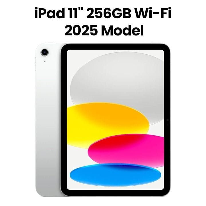 Apple Wi-Fi iPad 256GB Storage 11 Inch, Slim And Lightweight, Liquid Retina Display - Silver - MD4G4AB/A