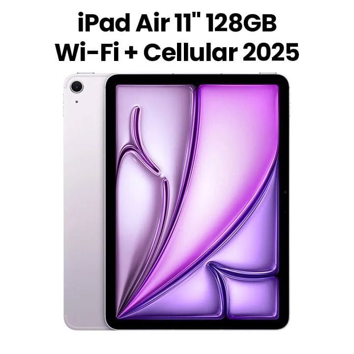 Apple 11-inch iPad Air Wi-Fi + Cellular 128GB - Purple | MCFY4AB/A