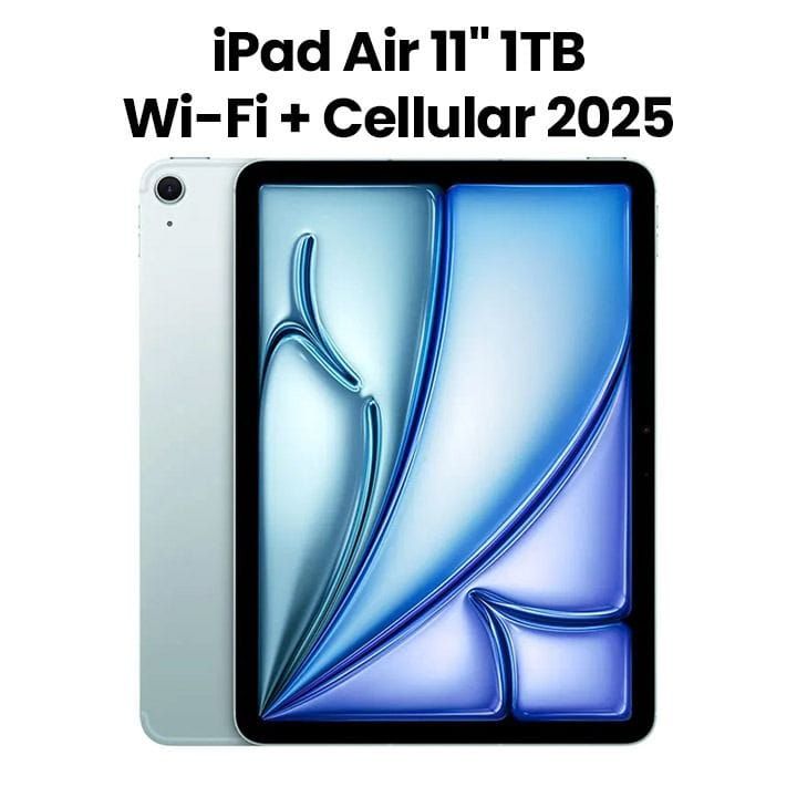 Apple 11-inch iPad Air Wi-Fi + Cellular 1TB - Blue | MCG94AB/A