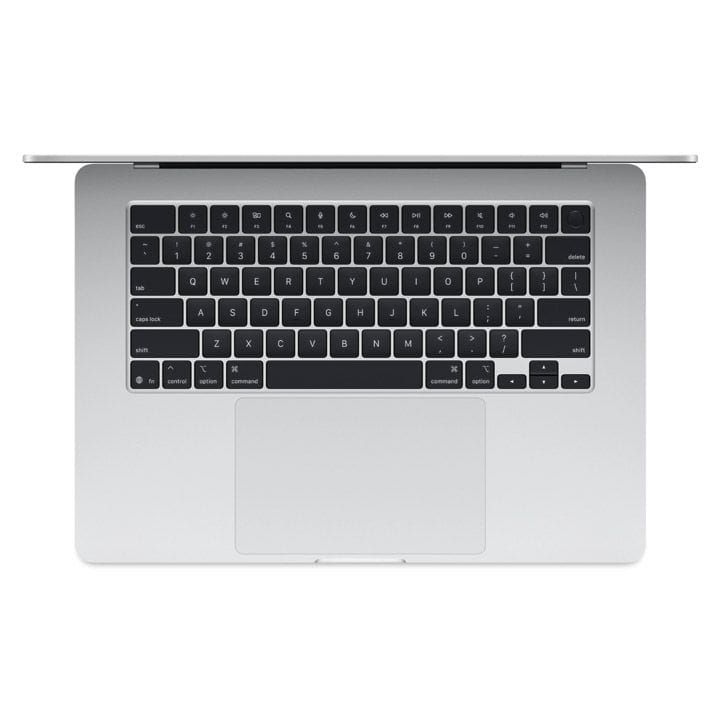 Apple MacBook Air 16GB RAM 512GB SSD 15 Inch, M4 Chip, 10-Core CPU And 10-Core GPU, Liquid Retina Display - Silver - MW1H3AB/A