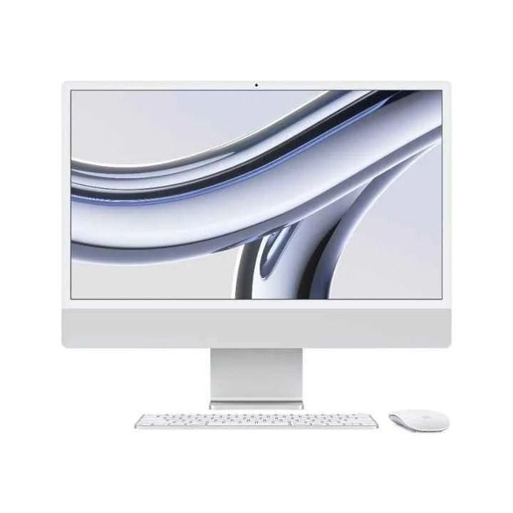 Apple iMac 8GB RAM 256GB SSD 24 Inch, M3 Chip, 8-Core CPU And 8-Core GPU, 4.5K Retina Display, 1080p FaceTime HD Camera - Silver - MQR93ZS/A