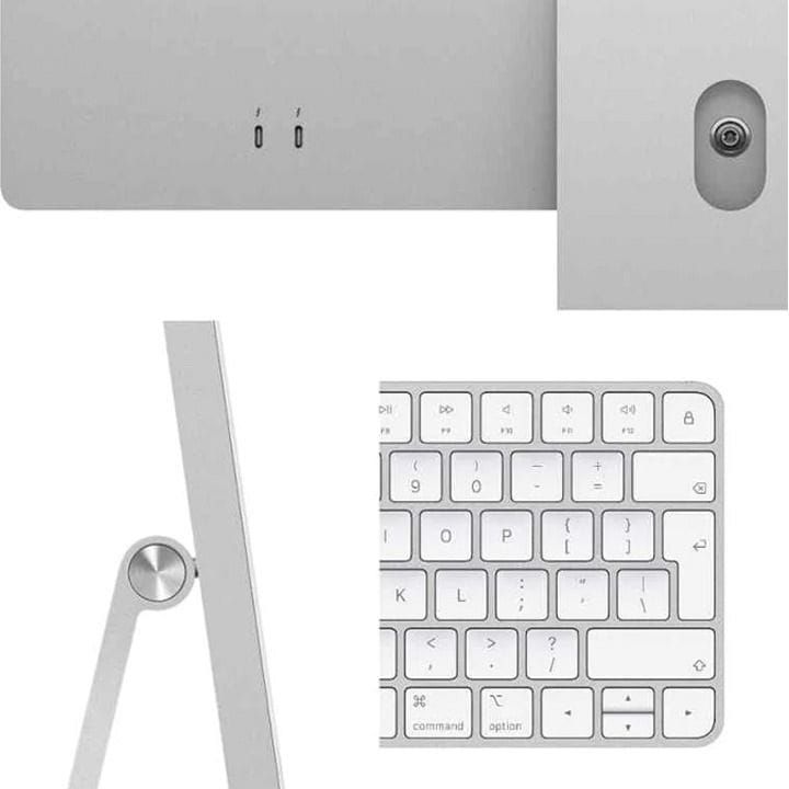 Apple iMac 8GB RAM 256GB SSD 24 Inch, M3 Chip, 8-Core CPU And 8-Core GPU, 4.5K Retina Display, 1080p FaceTime HD Camera - Silver - MQR93ZS/A