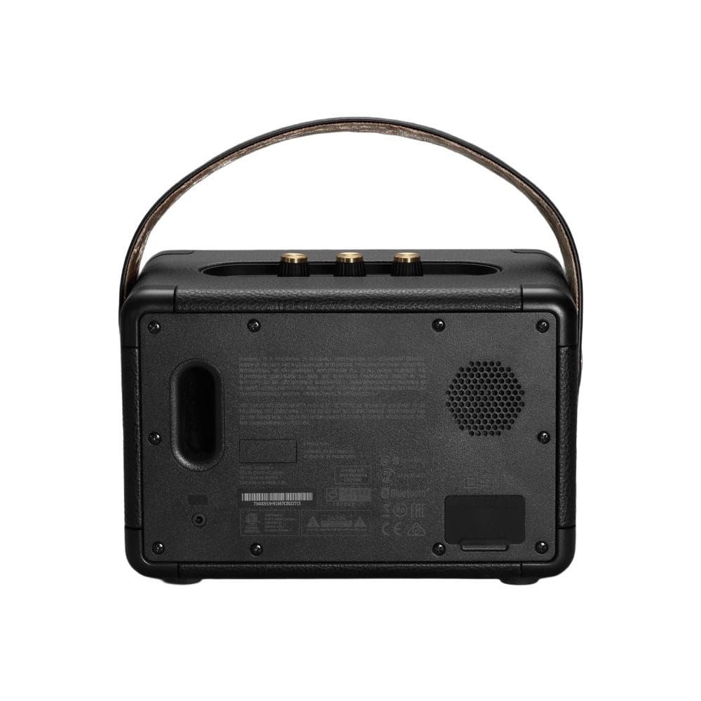 Marshall Kilburn II Portable Bluetooth Speaker 36W Stereo Sound aptX Bluetooth 20+ Hours Playtime IPX2 Water Resistant Quick Charge | Black & Brass-1006129