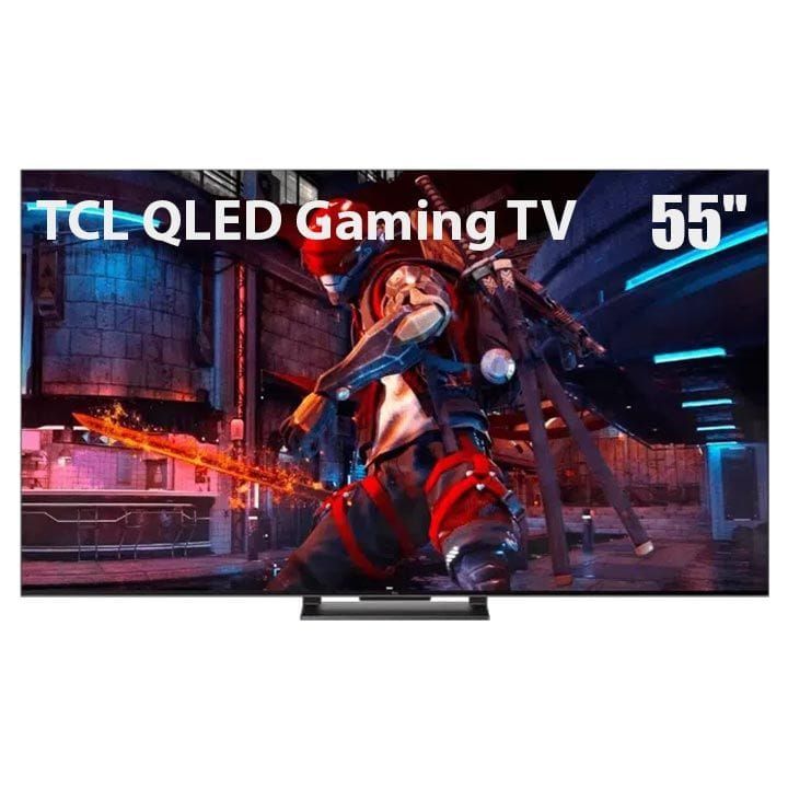 TCL 55" 4K Gaming QLED Google TV - Black | 55C745