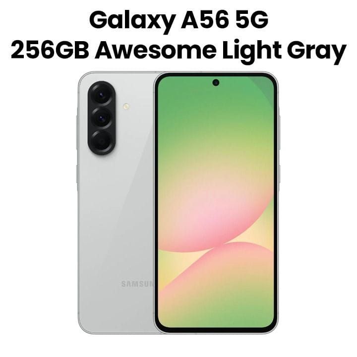 Samsung Galaxy A56 5G Smartphone 8GB/256GB – Awesome Light Gray | SM-A566BZAWMEA