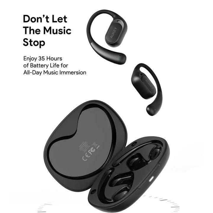Aukey Beyond Sports Open-Ear Wireless Earbuds – Gray | EP-S1