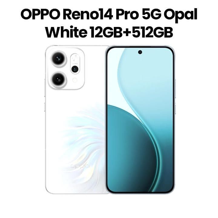 Oppo Reno14 Pro 5G 12GB+512GB Smartphone | Opal White
