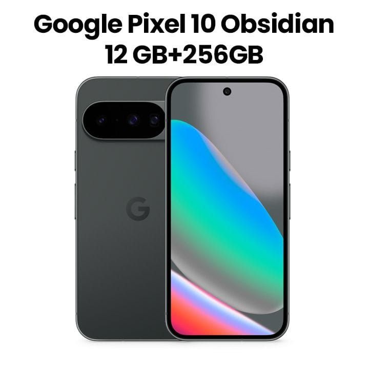 Google Pixel 10 12GB+256GB Smartphone | Obsidian