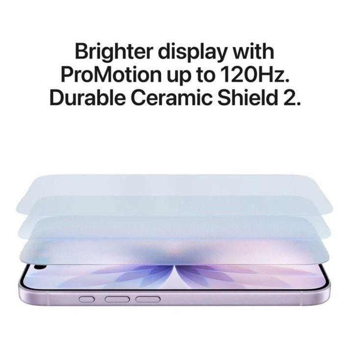 Apple iPhone 17 8GB RAM 512GB Storage 6.3 Inch, Super Retina XDR, 5G Connectivity, All-Day Battery Life - Lavender - MG6G4AH/A