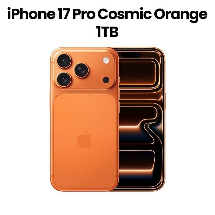 Apple iPhone 17 Pro 1TB Smartphone | Cosmic Orange | MG8E4AH/A