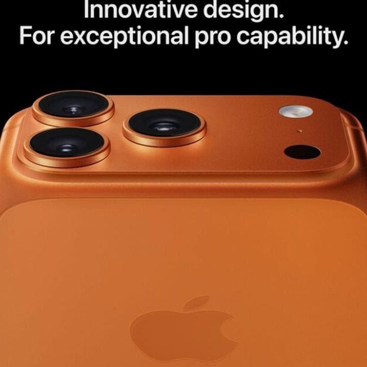 Apple iPhone 17 Pro Max 12GB RAM 1TB Storage 6.9 Inch, Super Retina XDR, Pro-Level Performance - Cosmic Orange - MFYG4AH/A