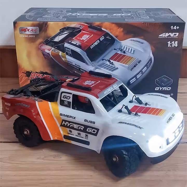 MJX 1/12 2.4G 4WD Ford Bronco R Licensed Brushless RC Truck White-Red | H12P