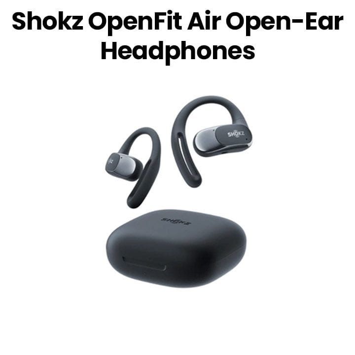 شوكز سماعات أذن مفتوحة لاسلكية حقيقية OpenFit Air – أسود | T511-ST-BK