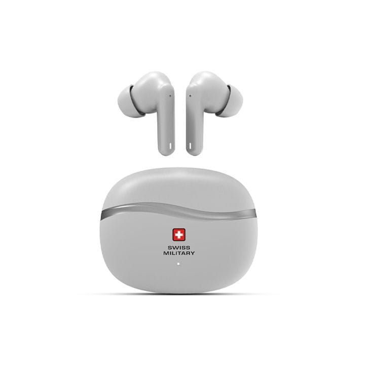 Swiss Military Victor 8 True Wireless Earbuds – White |SM-VICTOR8-ANC-WL